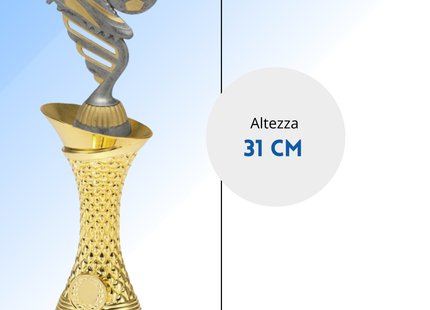 Premio calcistico da 31 cm personalizzato | Cod. 14.545C
