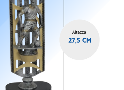 Premio calcistico personalizzato 27,5 cm | Cod. 14.518D