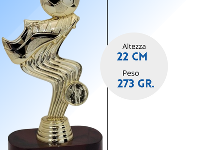 Premio calcistico personalizzato 22 cm | Cod. 14.507A
