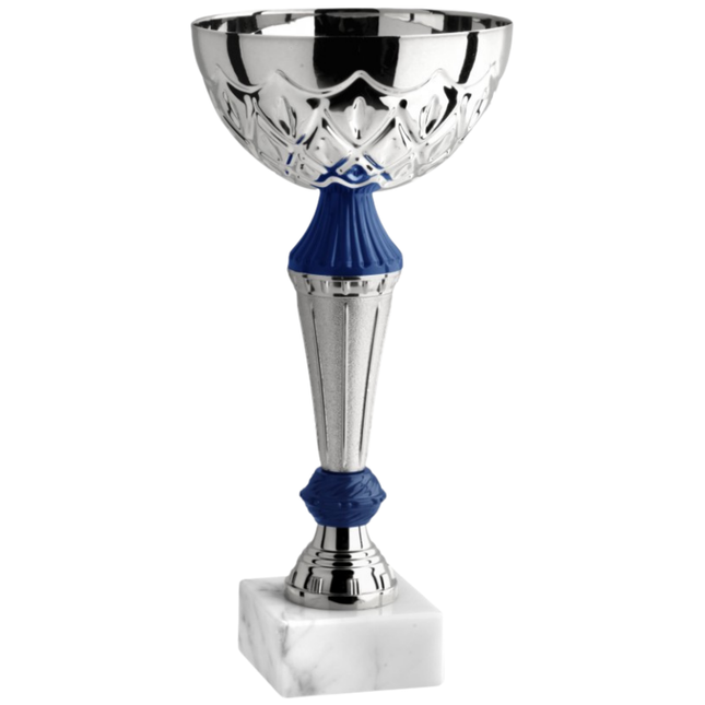 Coppa da 22 cm con tazza in metallo e base in marmo | Cod. 13.584S