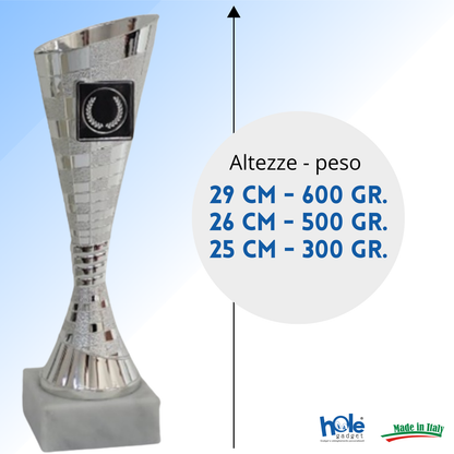 Coppa da 26 cm in ABS con base in marmo | Cod. 12.312