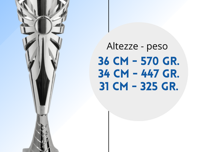 Coppa da 34 cm in ABS con base in marmo | Cod. 12.962G (Copia)