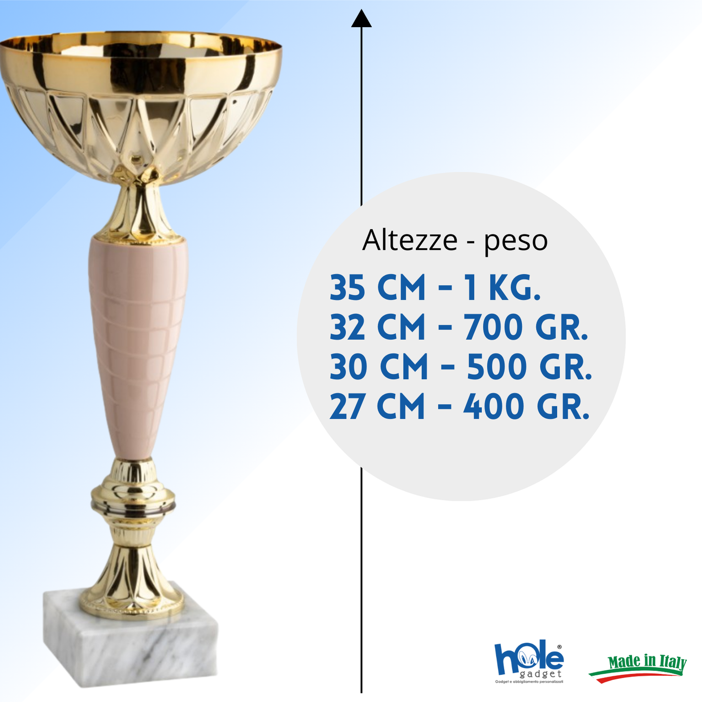 Set 4 Coppe da 35 - 32 - 30 - 27 cm | Cod. 13.019G