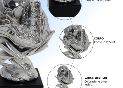 Premio calcistico personalizzato 19 cm | Cod. 14.550B