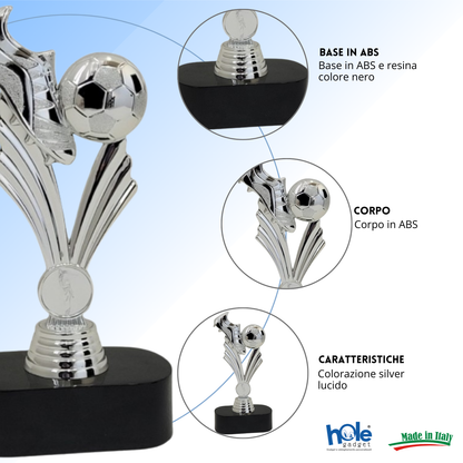 Premio calcistico personalizzato 22 cm | Cod. 14.525A