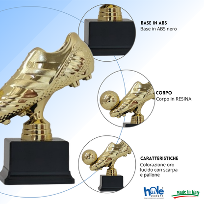 Premio calcistico personalizzato 22 cm | Cod. 14.550E