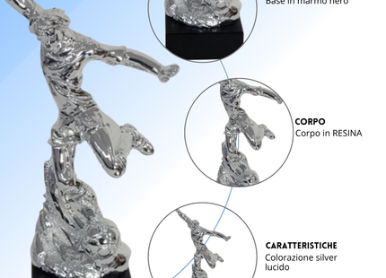 Premio calcistico personalizzato 26 cm | Cod. 14.550A