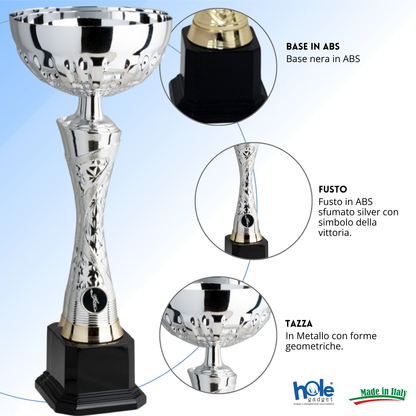 Set 4 coppe personalizzate 43 - 40 - 36 - 31 cm | Cod. 10.079