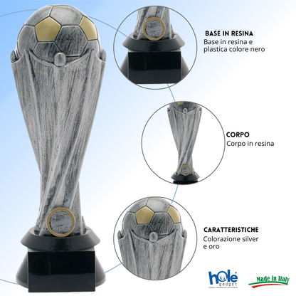 Premio calcistico da 31 cm personalizzato | Cod. 14.480A
