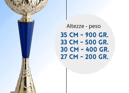 Set 4 Coppe da 35 - 33 - 30 - 27 cm | Cod. 13.039G