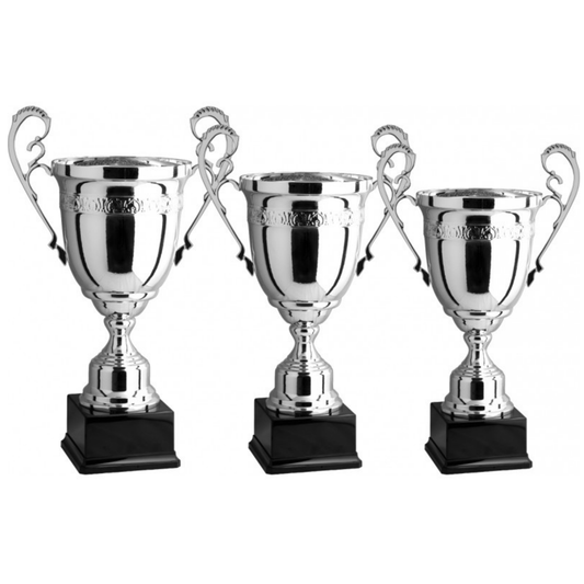 Tris di trofei personalizzati con manici 61 - 57 - 52 cm | Cod. 1.179