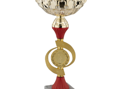 Coppa da 29 cm con tazza in metallo e base in marmo | Cod. 13.551G