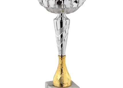 Coppa da 27 cm con tazza in metallo e base in marmo | Cod. 13.543S
