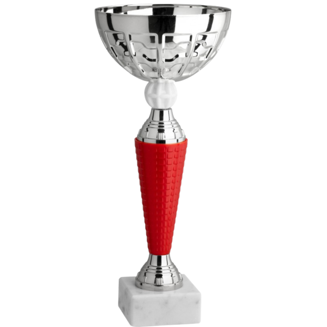 Coppa da 26 cm in metallo con base in marmo | Cod. 13.403S