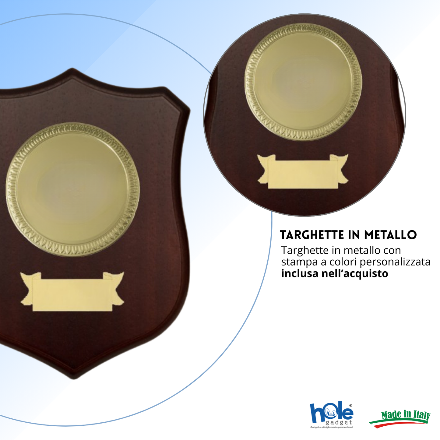 Crest in legno personalizzato | Cod. 25.625B