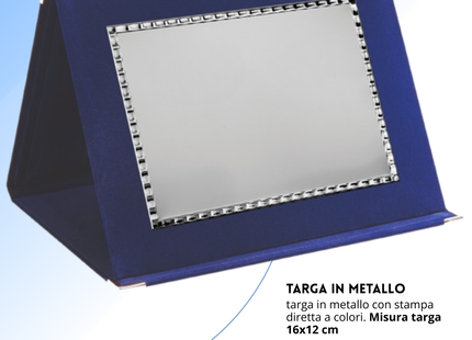 Targa personalizzata con astuccio 23x17 cm | Cod. 19.74.23