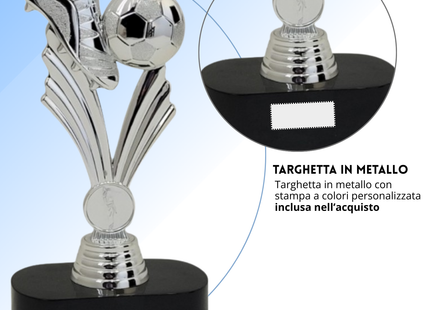 Premio calcistico personalizzato 22 cm | Cod. 14.525A