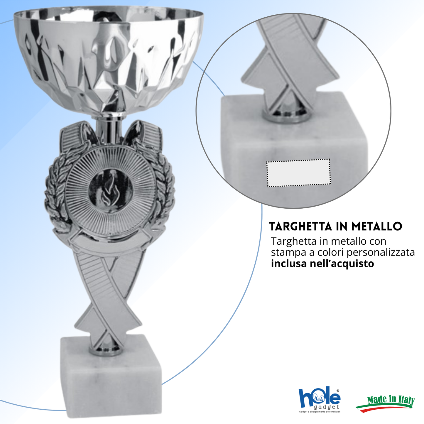 Set di 4 premiazioni 23 - 22 - 21 - 20 cm | Cod. 13.609S