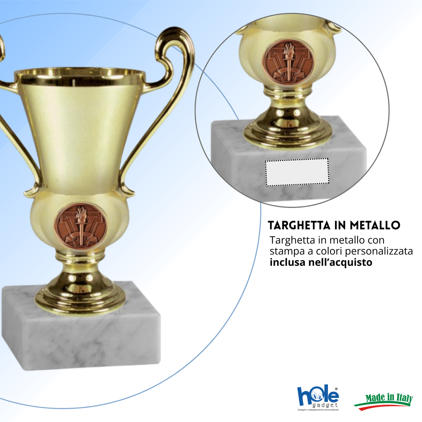 Tris di premiazioni 18 - 16 - 15 cm | Cod. 13.309