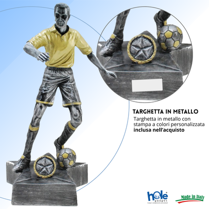 Premio calcistico personalizzato 28 cm | Cod. 14.530
