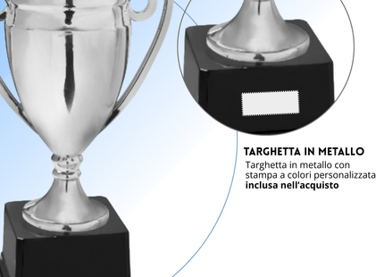 Tris di premiazioni economiche 25 - 22 - 20 cm | Cod. 12.999