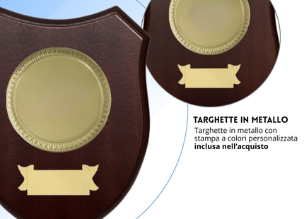 Crest in legno personalizzato | Cod. 25.625D