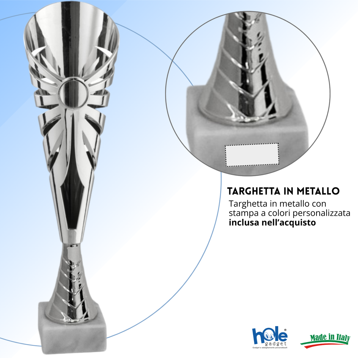 Coppa da 31 cm in ABS con base in marmo | Cod. 12.963G (Copia)
