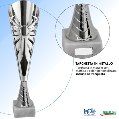 Tris di premiazioni economiche 36 - 34 - 31 cm | Cod. 12.969S