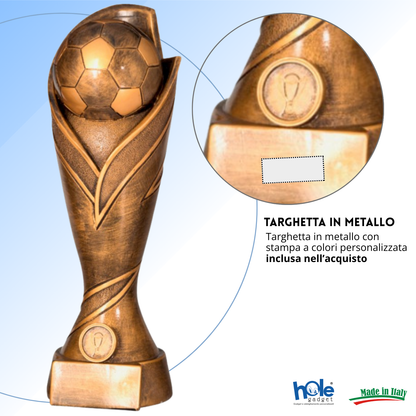 Premio calcistico personalizzato 39 cm | Cod. 14.540D
