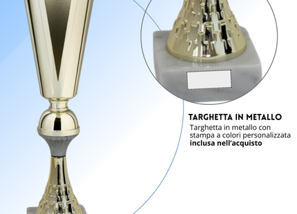Tris di premiazioni economiche 37 - 36 - 34 cm | Cod. 13.209