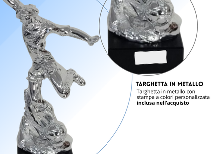 Premio calcistico personalizzato 26 cm | Cod. 14.550A