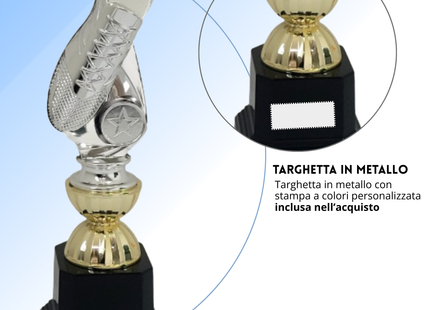 Premio calcistico personalizzato 26 cm | Cod. 14.540C