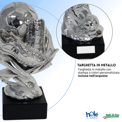 Premio calcistico personalizzato 19 cm | Cod. 14.550B