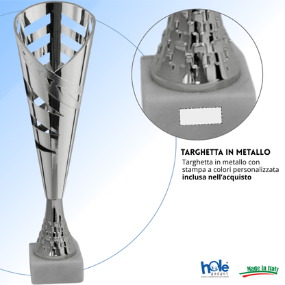 Coppa da 33 cm in ABS con base in marmo | Cod. 13.192S