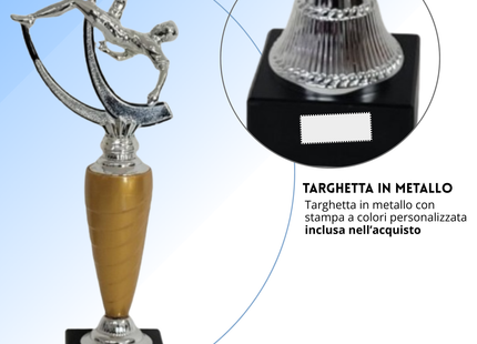 Premio calcistico personalizzato 33 cm | Cod. 14.553
