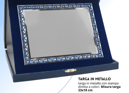 Targa personalizzata con astuccio 31x25 cm | Cod. 19.17.31A
