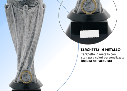 Premio calcistico da 31 cm personalizzato | Cod. 14.480A