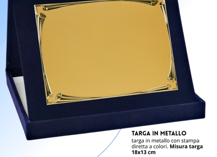 Targa personalizzata con astuccio 23x19 cm | Cod. 19.75.23
