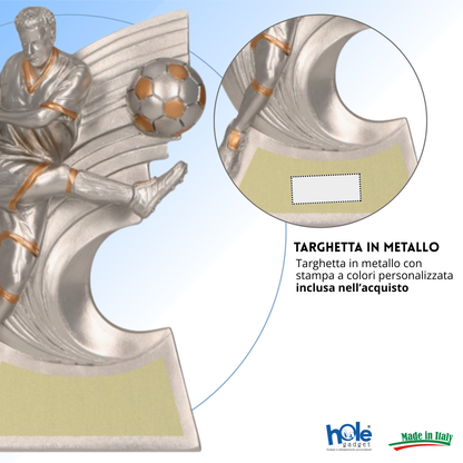 Premio calcistico personalizzato 16 cm | Cod. 14.523B