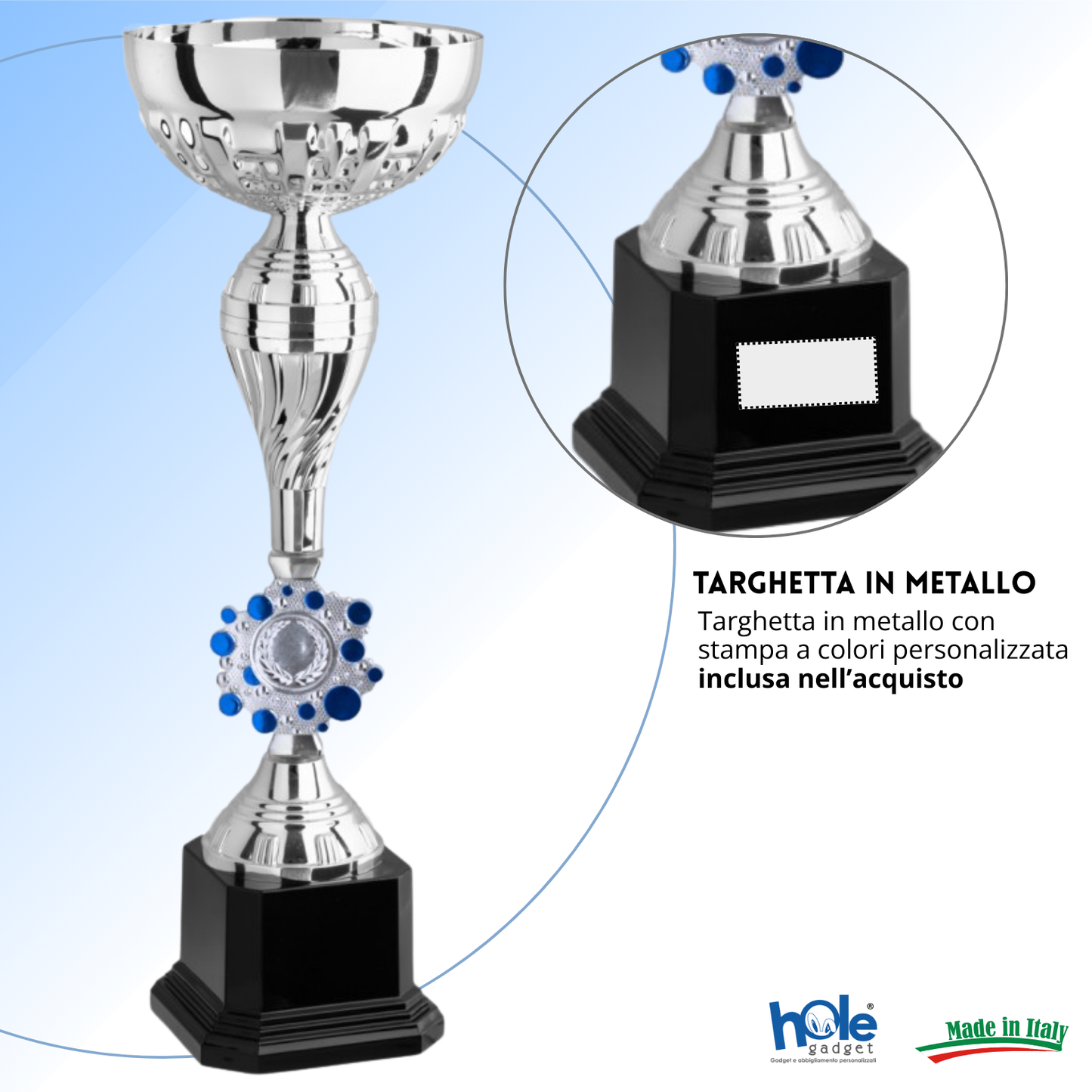 Tris di premiazioni economiche 38 - 35 - 31 cm | Cod. 12.299