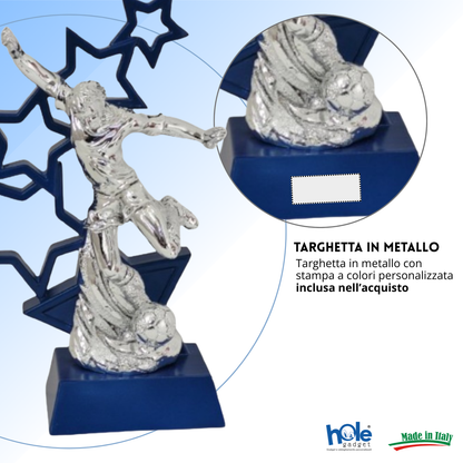Premio calcistico personalizzato 28 cm | Cod. 14.556