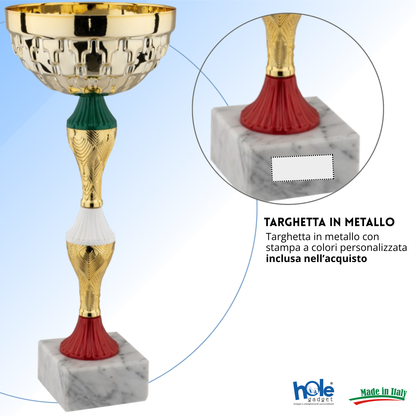 Set di 5 coppe personalizzate 37-34 - 30 - 27 - 24 cm | Cod. 12.949G