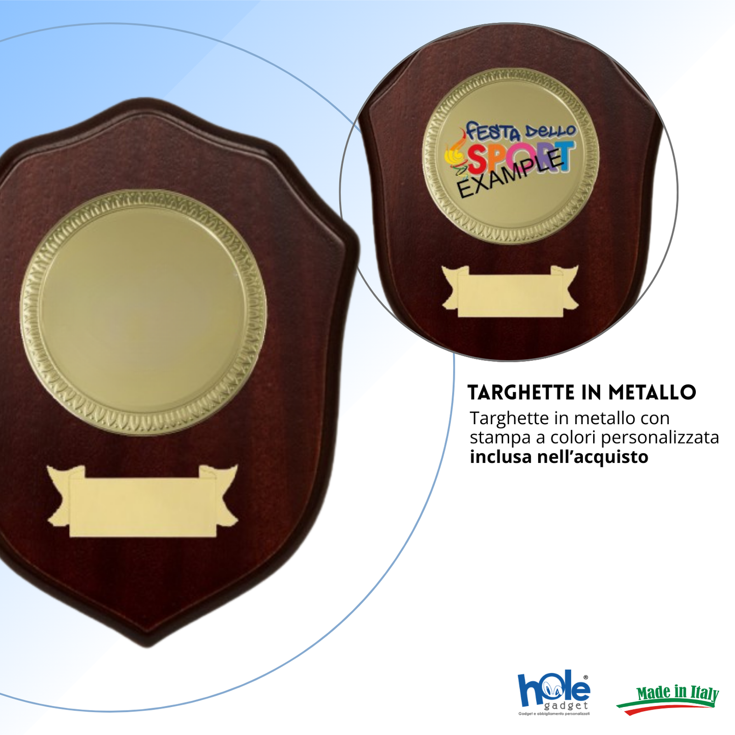 Crest in legno personalizzato | Cod. 25.625A