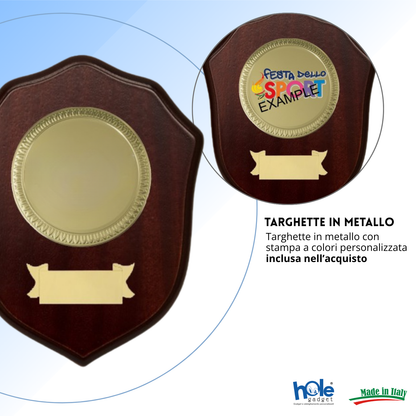 Crest in legno personalizzato | Cod. 25.625A