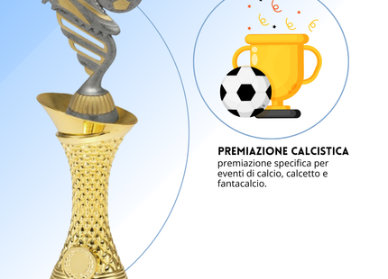 Premio calcistico da 31 cm personalizzato | Cod. 14.545C