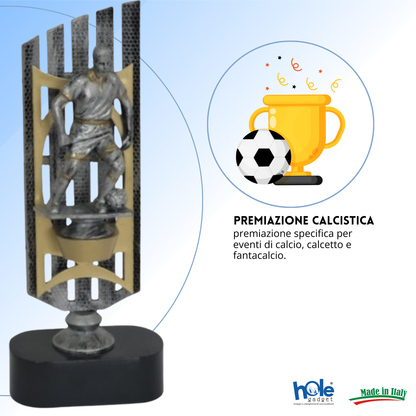 Premio calcistico personalizzato 27,5 cm | Cod. 14.518D