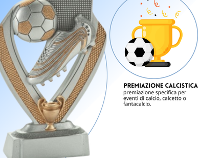 Premio calcistico da 10 cm personalizzato | Cod. 14.489