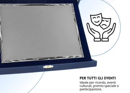 Targa personalizzata con astuccio 23x19 cm | Cod. 19.91.23