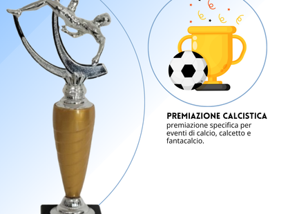 Premio calcistico personalizzato 33 cm | Cod. 14.553