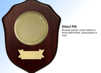 Crest in legno personalizzato | Cod. 25.625A